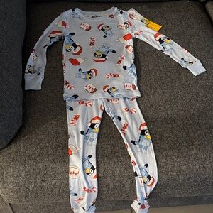 Adorable Blue Penguin Kids Pajama Set